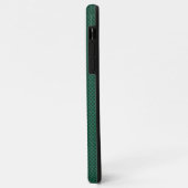 Blauwgroen groen koolstofvezelstijldecor Case-Mate iPhone case (Achterkant/links)