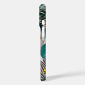 Blauwgroen groen Oerwoud laat tropische elegantie  Case-Mate iPhone Case (Achterkant / Links)