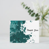 Blauwgroen groen platform, dank u van de nieuwe ra aankondigingskaart (Staand voorkant)