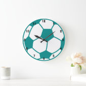 Blauwgroen groen Voetbal Grote Klok (Huis)