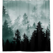 Blauwgroen Groene Bosdroom #1 #wall #art Douchegordijn (Voorkant)