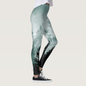 Blauwgroen Groene Bosdroom #1 #wall #art Leggings (Rechts)