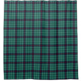 Blauwgroen Groene en Blauwe Duncan Schotse Tartan Douchegordijn (Voorkant)