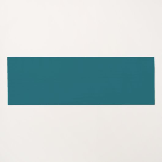 Blauwgroen Groene en Gouden Mandala Bloem Aangepas Yogamat (Achterkant (horizontaal))