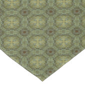 Blauwgroen, groene en gouden nit Patroon Tafelkleed (Gekanteld)