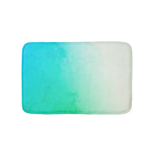 Blauwgroen, groene en witte verloop Badmat