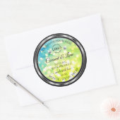 Blauwgroen groene Glitter Product Labels diamanten (Envelop)
