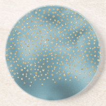Blauwgroen groene gouden Luxe glam Stippen