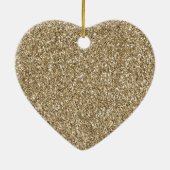 Blauwgroen groene goudluipaard afdrukken keramisch ornament (Achterkant)