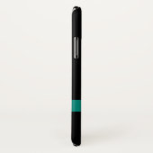 Blauwgroen Groene Keltische Knot iPhone X Hoesje (Achterkant / rechts)