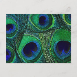 Blauwgroen groene kleurenprinter Afdrukken/Patroon Briefkaart