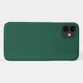 Blauwgroen groene koolstofvezel Achtergrond afdruk Case-Mate iPhone Case (Achterkant (horizontaal))