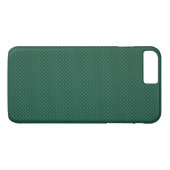 Blauwgroen groene koolstofvezel afdrukken Case-Mate iPhone case (Achterkant (Horizontaal))