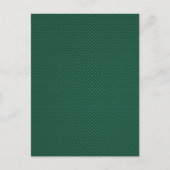 Blauwgroen groene koolstofvezelstijl afdrukken briefkaart (Voorkant)