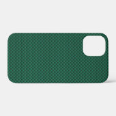 Blauwgroen groene koolstofvezelstijl afdrukken Case-Mate iPhone case (Achterkant (horizontaal))