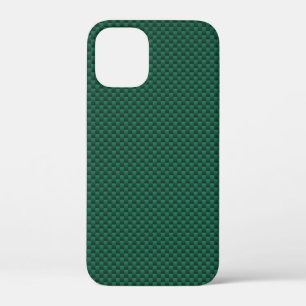 Blauwgroen groene koolstofvezelstijl afdrukken Case-Mate iPhone case