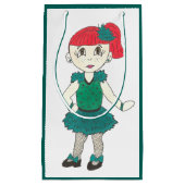 Blauwgroen groene krap voor meisjes Overweging kos Klein Cadeauzakje (Voorkant)