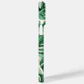 Blauwgroen groene Monstera bladeren Case-Mate iPhone Case (Achterkant / Rechts)