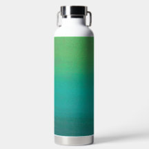 Blauwgroen/Groene Ombre Waterfles