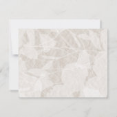 Blauwgroen Groene Perzik Rozen Trouwtafel Nummer K Notitiekaartje (Achterkant)