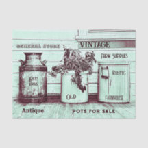  Blauwgroen Groene Rustic Ephemera Jugs