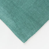 Blauwgroen groene Waterverf Retro Fleece Deken (Hoek)
