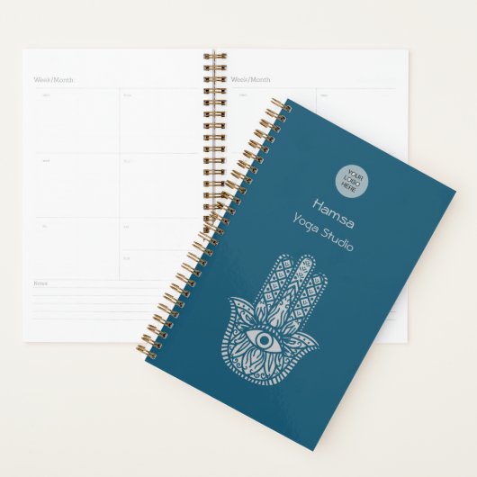 Blauwgroen Groene Yoga Studio Hamsa Planner (Display)