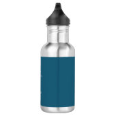 Blauwgroen Groene Yoga Studio Hamsa  Waterfles (Rechts)