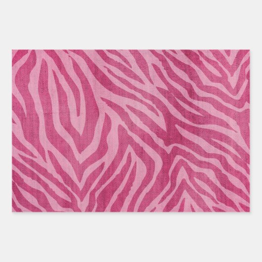 Blauwgroen groene Zebra Animal Print Inpakpapier Vel (Voorkant 3)