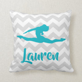 Blauwgroen Gymnastiek Sierkussen