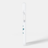 Blauwgroen hart draak wit Case-Mate iPhone case (Achterkant / Links)