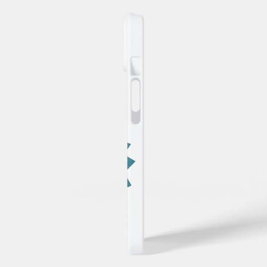 Blauwgroen hart draak wit Case-Mate iPhone case (Achterkant / Links)