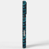 Blauwgroen harten Case-Mate iPhone case (Achterkant / Rechts)
