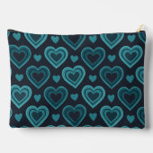 Blauwgroen harten etui (Achterkant)