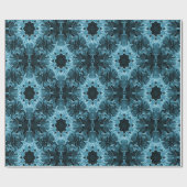 Blauwgroen hek..... cadeaupapier (Vlak)