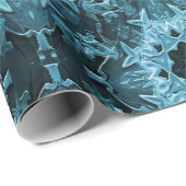 Blauwgroen hek..... cadeaupapier (Rol Hoek)