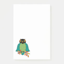 Blauwgroen herfst groot post-it® notes