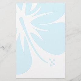 Blauwgroen Hibiscus Briefpapier