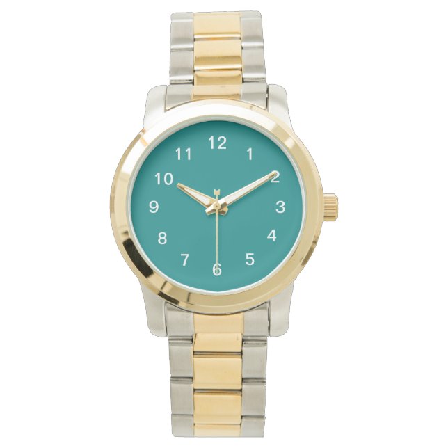 Blauwgroen Horloge (Voorkant)