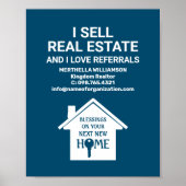 Blauwgroen I VERKOPER REAL DE VERLIES VAN DE VERPL Poster (Voorkant)