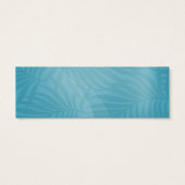 Blauwgroen ID577-code waterverf tropische website  Mini Visitekaartjes (Achterkant)