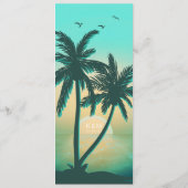 Blauwgroen ID581 van het Tropische Isle Sunrise We Menu (Achterkant)