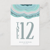 Blauwgroen ID647 van het Glitter-tabelnummer van A Kaart (Voorkant)