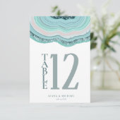 Blauwgroen ID647 van het Glitter-tabelnummer van A Kaart (Staand voorkant)