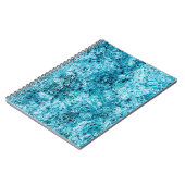 Blauwgroen illustratie notitieboek (Linkerzijde)