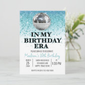 Blauwgroen in mijn verjaardagsmuziek kaart (Staand voorkant)