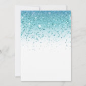 Blauwgroen in mijn verjaardagsmuziek kaart (Achterkant)