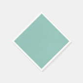 Blauwgroen inktrolstrepen servet (Hoek)