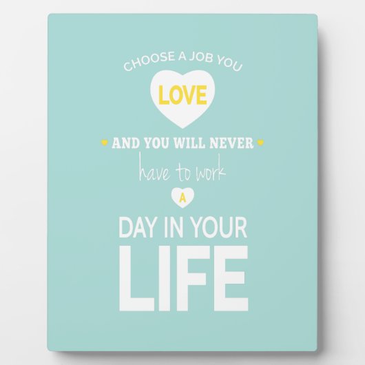 Blauwgroen Inspirerend overzicht taak kiezen Fotoplaat (Voorkant)