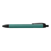 Blauwgroen instripes zwarte inkt pen (Bovenkant)